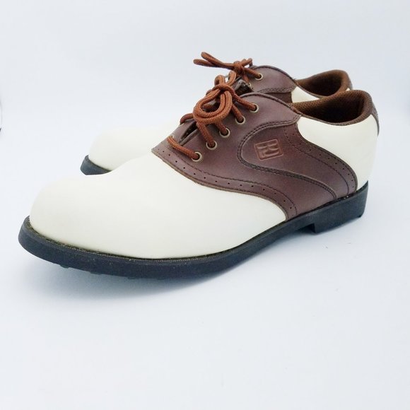mens saddle oxford golf shoes